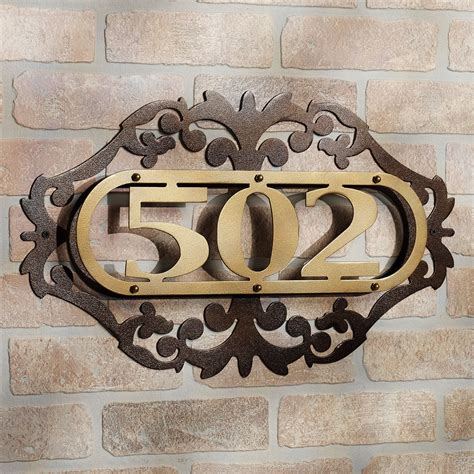 metal plaques for house numbers|house number plaques b&q.